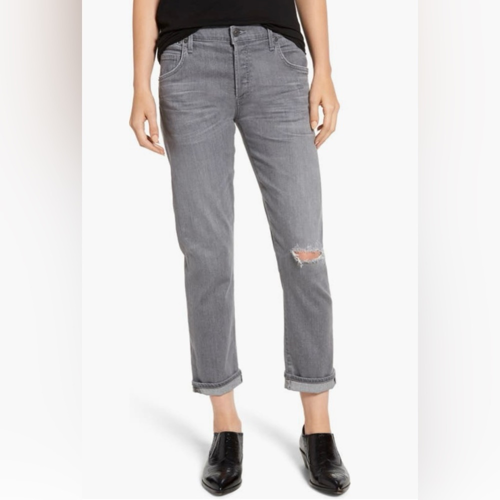 Citizens of Humanity…Emerson Ripped Slim Boyfriend Jeans